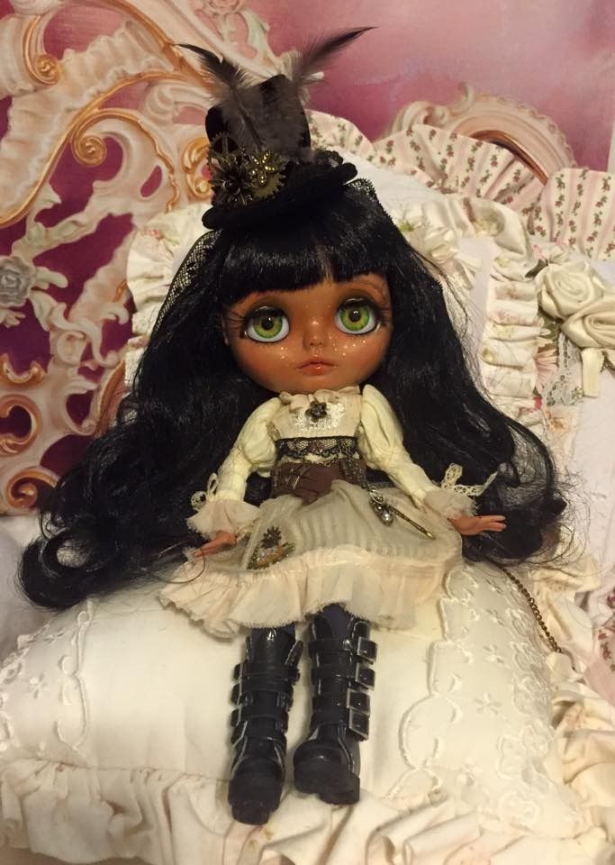 Steampunk OOAK Custom Blythe Doll Art Doll Victoria By Heavenly Blythes ...