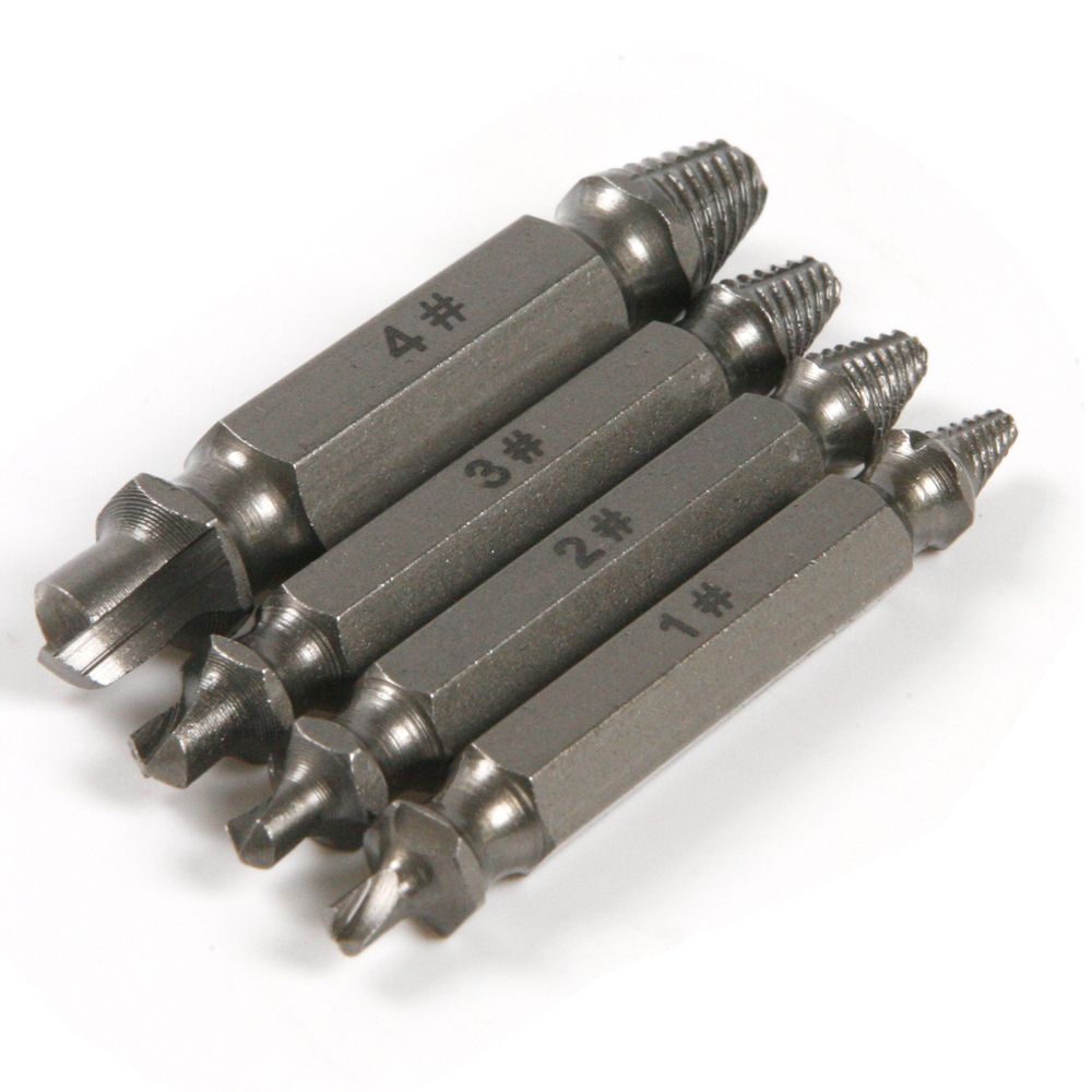 4pcs Craftsman Screw Extractor Easy Out Set Remove Broken Bolt HSS 1,2