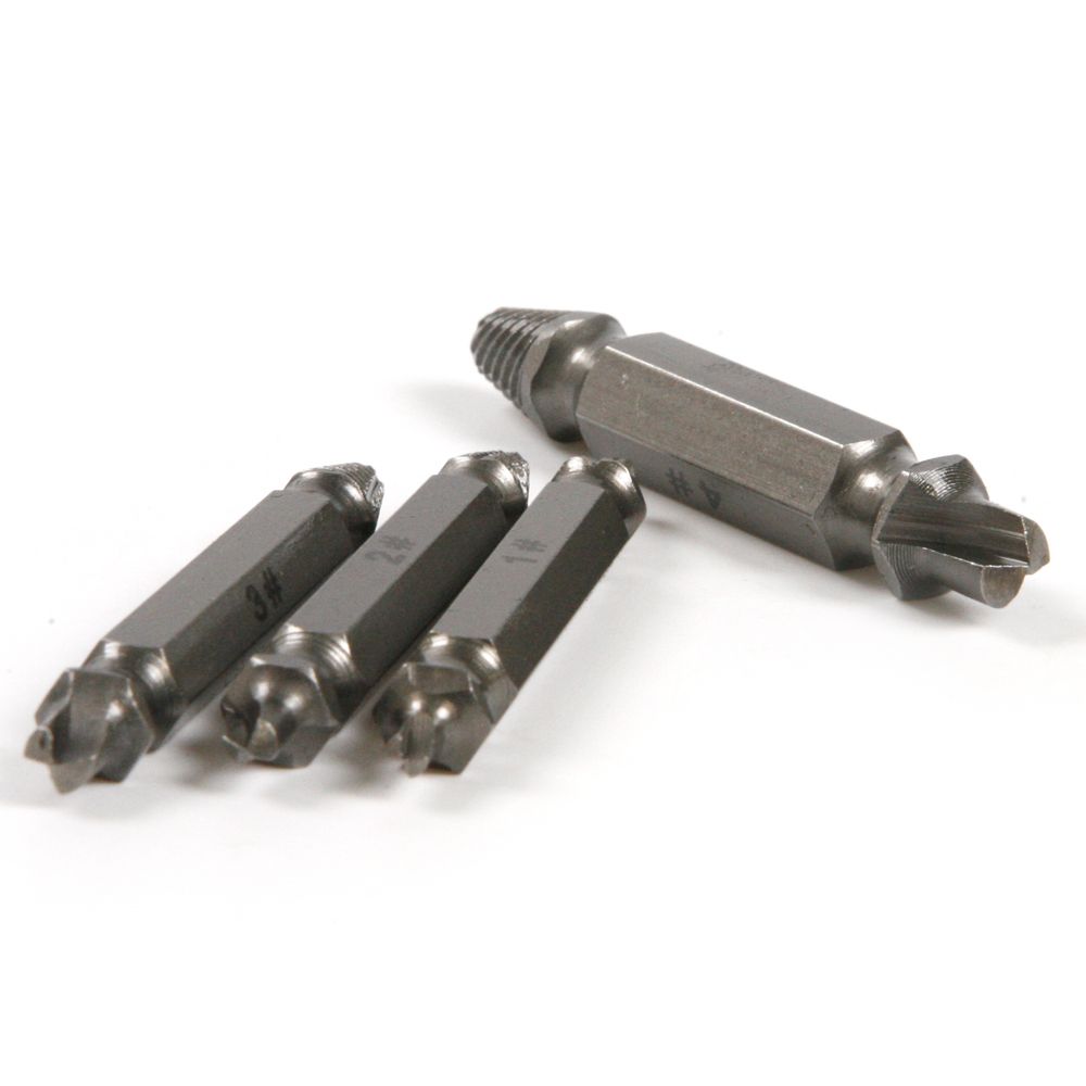 4pcs Craftsman Screw Extractor Easy Out Set Remove Broken Bolt HSS 1,2