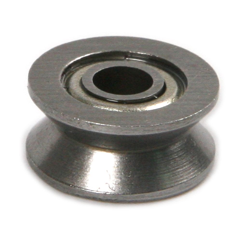 10pcs 4MM VGroved Wire Guide Pulley Wheel High Carbon Steel Cable Ball