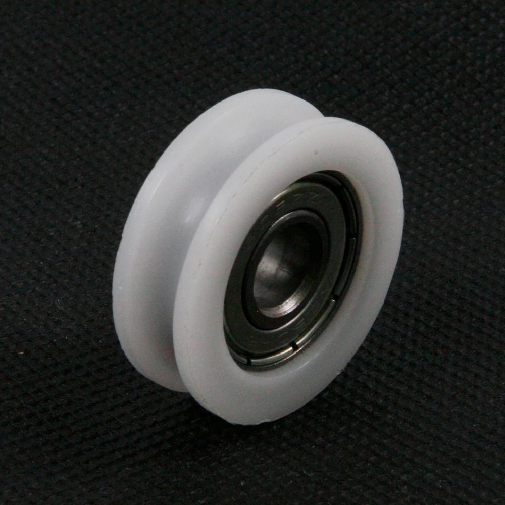 Pcs Mm Round Groove Nylon Pulley Wheels Roller For Mm Rope W