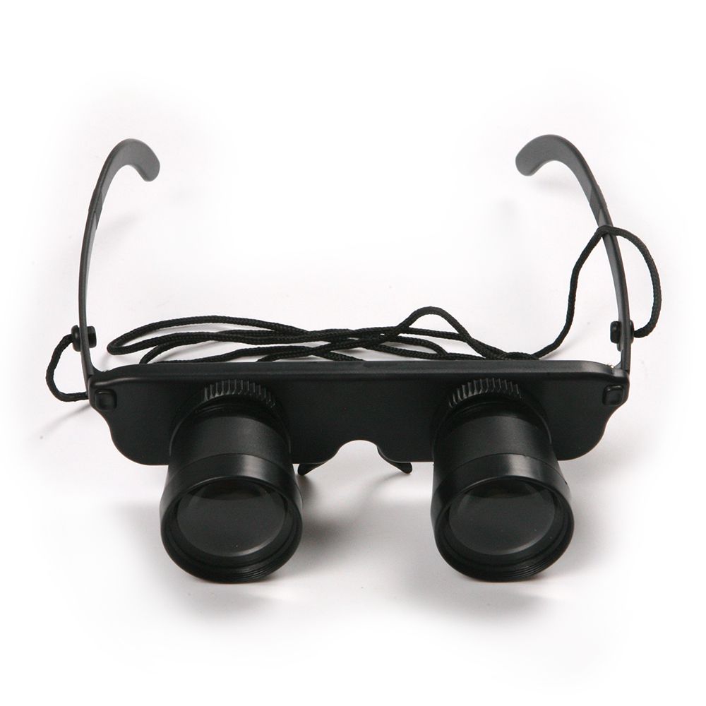 3X 28 Glasses Style Telescope Magnifier Fishing Optics Binoculars