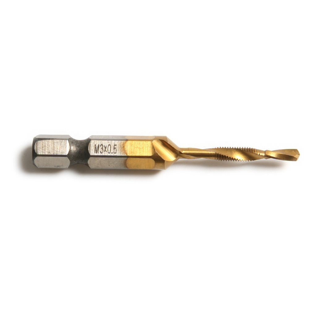 Combination Tap and Drill Hand Thread Tap Drill Bit Hex Shank HSS