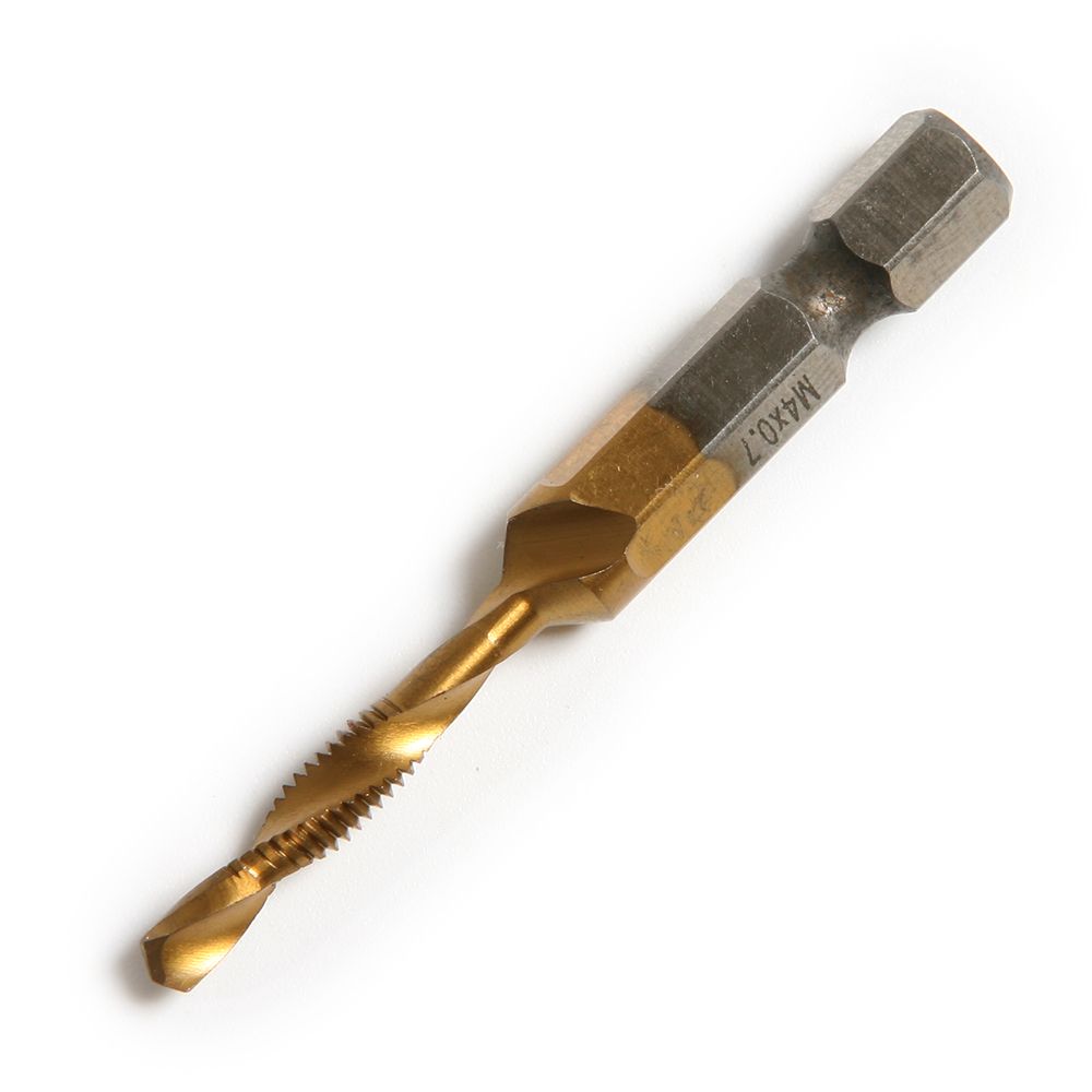 Combination Tap and Drill Hand Thread Tap Drill Bit Hex Shank HSS