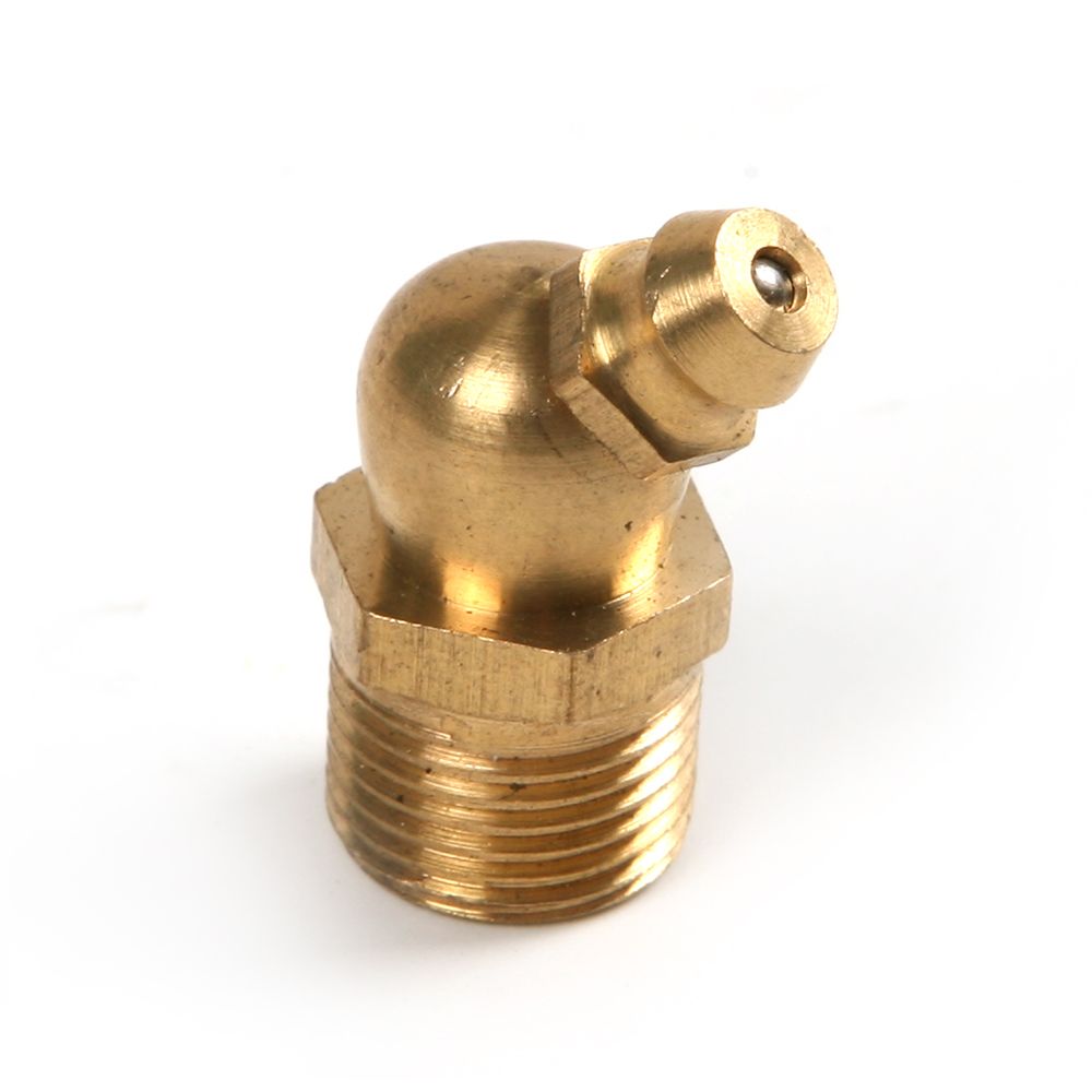 5pcs 6mm Thread Mechanical Lubricant Grease Nipple Fittings 45 Degree