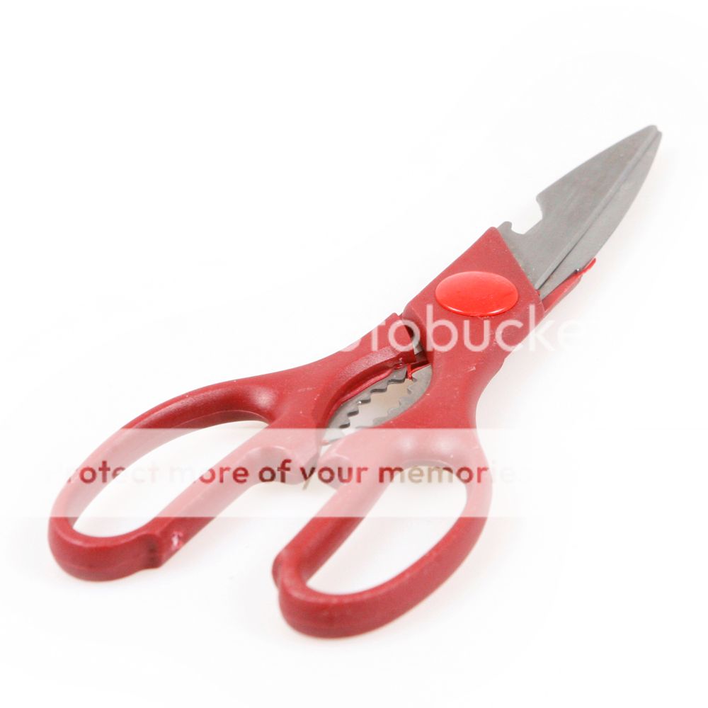 Multifunction Stainless Steel Heavy Duty Kitchen Scissors Shears snip ...