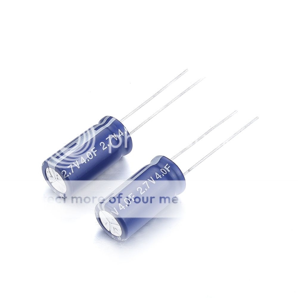 Super Capacitor/ Ultracapacitors 2.7V / 5.5V 0.33F 0.47F 1F 1.5F 2F 4F
