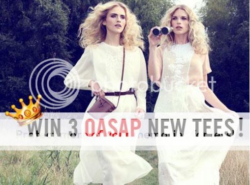 win 3 oasap new tees, yes, you heard me right, 3 pieces！